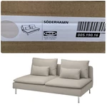 Ikea Soderhamn Slipcover For Sofa Section Fridtuna Light Beige 005.190.16. Fixed Price $179.97.