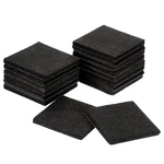 16PCS Furniture Pads 2" Square Self Adhesive Felt Black. Fixed Price $12.17.