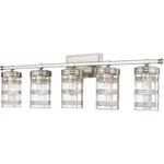 Z-lite 344-5V-BN Archer Light 38 Inch Brushed Nickel Vanity Wall. Fixed Price $270.00.