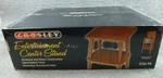 Crosley Furniture Manchester Mid-century Wood Metal Turntable Stand Paprika Nib. Fixed Price $28.00.