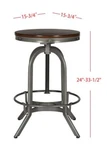 Safavieh Wildomar Stool, Reduced Price 2172722871 FOX6226A. Fixed Price $170.00.