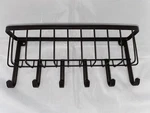 Wall Mounted Metal Mail Holder With 6 Key Hooks Storage Organizer Farm House. Fixed Price $10.99.