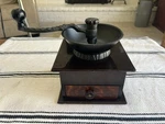 Olde Thompson Coffee Mill Grinder Cast Iron Wood Hand Crank Vintage Works Repair. Fixed Price $29.99.