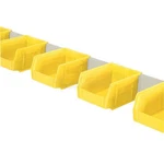 Global Industrial Bin Rail 60"W X 3-1/4"H Steel Tan. Fixed Price $49.32.