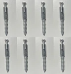 8X Ikea Hanger Bolts Metric Wood Thread With Distance Steel 60MM Part # 123491. Fixed Price $9.98.