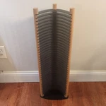 Atlantic Teac Wood Media Storage Tower Cd/dvd/game Rack Holds 36 Discs. Fixed Price $44.99.