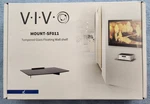 Vivo MOUNT-SF011 Tempered Glass Floating Wall Shelf 14" Av Component Holder. Fixed Price $25.00.