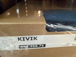 Ikea Kivik Three 3 Seat Sofa 90" Slipcover Hillared Dark Blue New Sealed. Fixed Price $259.99.