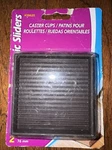 Magic Sliders 3" Rubber Caster Cups 2-PK. (39620). Fixed Price $10.99.