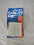 Square Soft-touch Furniture Caster Cups 4 Count For Protecting Hard Floors B. Fixed Price $7.97.