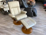 Mac Motion Norway Recliner Chair And Ottoman Khaki Top Grain Leather 39-103. Fixed Price $999.00.