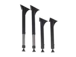 Regency Kee Adjustable Leg Black And Chrome (set Of 4) (MABP27BK). Fixed Price $79.00.