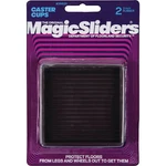 Magic Sliders In. Square Rubber Non-skid Furniture Leg Cup (2-PACK) 39620. Fixed Price $12.88.