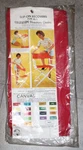 Nos Vintage Telescope Slip-on Recovers For World Famous Directors Chairs Red. Fixed Price $29.95.