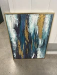 Signature Design By Ashley Dinorah Hand Painted Abstract Canvas Wall Art,. Fixed Price $200.00.