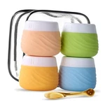 Travel Containers For Toiletries, Silicone Jar With Lid Tsa 30ML Orange. Fixed Price $15.98.
