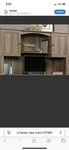 Sauder Harbor View Hutch Salt Oak Finish Engineered Wood Storage. Fixed Price $49.00.