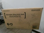 Monoprice Tilt/swivel Dual Desk Mount Bracket 15-22IN Monitors Brand New. Fixed Price $47.49.