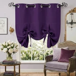 Roman Shade For Windows Tie-up Valance Kitchen Grommet Drapery Home. Fixed Price $32.07.