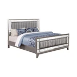 Coaster Queen With Metallic Mercury Finish 204921Q (bedframe). Fixed Price $680.00.