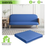 Royal Blue Queen Size Slipcover Couch Sofa Protector Armless Stretch Futon. Fixed Price $18.89.
