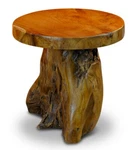 Root Wood Table 40 Cm Side Tree Trunk Rustic Pedestal. Fixed Price $257.22.