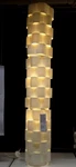 Ikea Lagtryck Floor Lamp White 54" X 9" With Led Bulb New. Fixed Price $124.99.