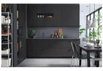 Ikea Uddevalla Cabinet Door 003.456.91 Black 24" X 30" New. Fixed Price $45.64.