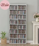 Dvd Tower Storage Rack, 16-SHELF Media Shelves With Adjustable 8. Fixed Price $114.98.