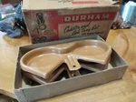 Vintage Enamel Durham Coaster And Ash Tray Set For Card, Game Tables. Fixed Price $24.99.