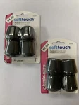 Softtouch Chair Tips 1" 2 Packs 4 New Sealed Glides. Fixed Price $9.98.