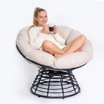 360 Swivel Papasan Chair W/cushion 400LBS Capacity Oversized Comfy Saucer. Fixed Price $151.99.