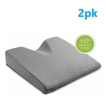 Comfysure Car Seat Wedge Pillow Memory Foam Firm Cushion - Orthopedic 2PACK. Fixed Price $24.99.