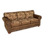 American Furniture Classics 88" Microfiber River Bend Sleeper Sofa In Brown. Fixed Price $1696.39.