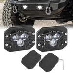 Atv Utv Suv Ford Bronco Jeep 2PCS Spot White Led Pod Lights W/eva Pad. Fixed Price $36.98.