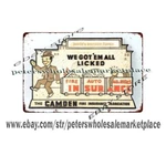 Camden Fire Insurance Metal Tin Sign Living Room Restaurant Pub Wall Art. Fixed Price $19.61.
