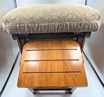 Best Chairs Wood Glider Ottoman Set Pull Out Nursing Stool Padded Rocker Nursery. Fixed Price $400.00.