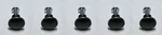 Ikea Small Aseplund Wardrobe Knob, Gray, Metal + Screws Part # 119578 100410. Fixed Price $15.98.
