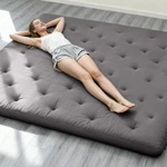 Premium 4'' Thick Japanese Futon Mattress - Foldable Cotton Sleeping Pad Grey. Fixed Price $231.99.