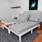 Luxury Silver California King Sheet Set - 5 Pieces Adjustable Beds. Fixed Price $99.99.