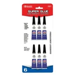 Bazic Super Glue 0.10 Oz (3G) 6-COUNT Metal, Wood, Plastic, Rubber, Glass. Fixed Price $7.55.
