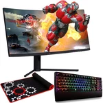 Deco Gear 34" 3440X1440 21:9 Ultrawide Curved Monitor + Keyboard And Mouse Pad. Fixed Price $324.98.