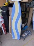 Honey Can Do T-leg Ironing Board With Retractable Rest, Blue Yellow. Fixed Price $13.20.