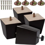 Codin (5 Sizes: 3"-4"-5"-6"-8" Set Wood Furniture Legs Square Sofa Leg.... Fixed Price $24.92.