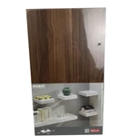 Dolle Germany Big Boy Floating Shelf 17.5" X 10" 2" Walnut Finish 50KG 110LBS. Fixed Price $35.99.