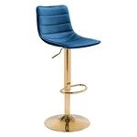 Zuo Modern Prima Bar Chair Dark Blue & Gold Contemporary FLA121. Fixed Price $116.99.