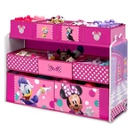 Minnie Mouse Toy Organizers 9 Storage Bins Girls Kids Bedroom Playroom Furniture. Fixed Price $83.75.