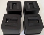 Iprimio Bed & Furniture Risers - Black, Square, 3 Inch Lift ,up To 6800LBS, 4PCS. Fixed Price $23.99.