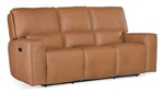 Hooker Furniture SS727-PHZ3 Miles 84"W Leather Sofa Oslo Antelope. Fixed Price $3277.00.