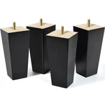 Aoryvic 6" Black Metal Furniture Legs, Set 4 For Sofa Couch Ottoman Dresser. Fixed Price $44.78.